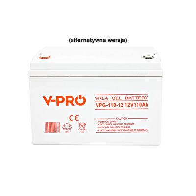 AKUMULATOR GEL VPRO PREMIUM 12V 110 Ah ŻELOWY VRLA BEZOBSŁUGOWY - 4