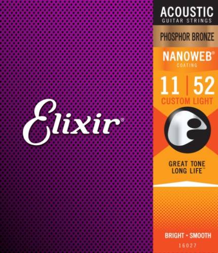 Elixir 16027 <11-52> Nanoweb Phosphor Bronze