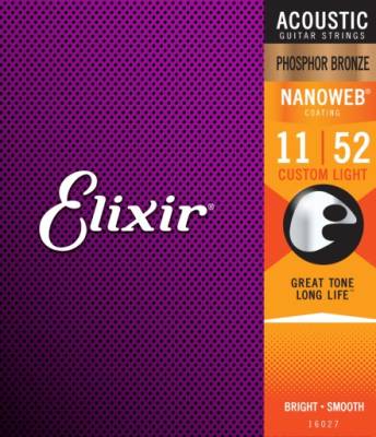 Elixir 16027 <11-52> Nanoweb Phosphor Bronze