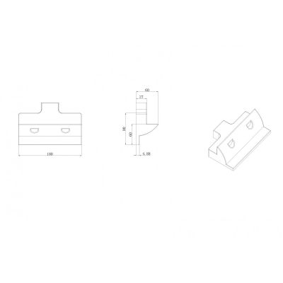 Zestaw ramek montażowych do paneli 100W do 180W - 4