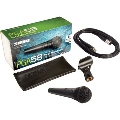 Shure PGA58-XLR-E z kablem XLR-XLR - 3