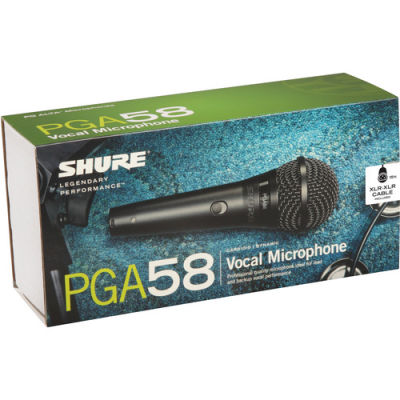 Shure PGA58-XLR-E z kablem XLR-XLR - 4