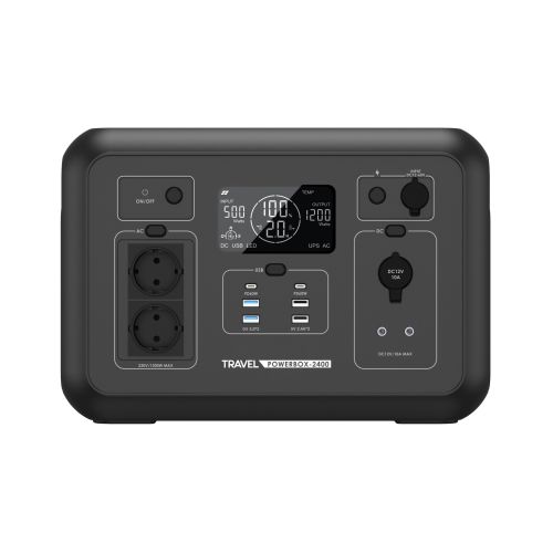 TRAVEL POWERBOX 2400 (1200W) 1008Wh PRZENOŚNA STACJA ZASILANIA