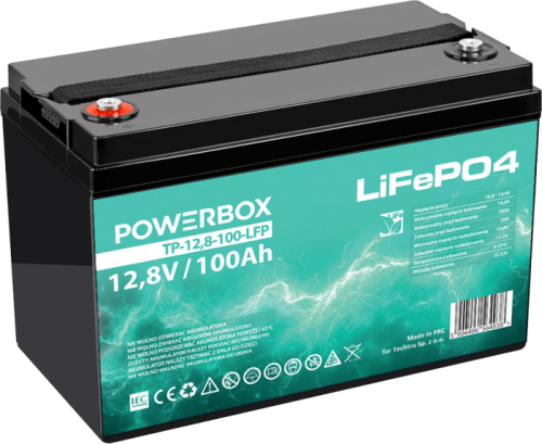 POWERBOX Akumulator LiFePO4 12,8V 100Ah