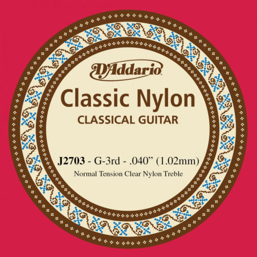 Struna nylonowa G3 do gitary klasycznej D'Addario Classic Nylon J2703