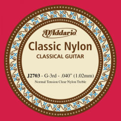 Struna nylonowa G3 do gitary klasycznej D'Addario Classic Nylon J2703