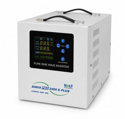 SINUS PRO 2400 E PLUS 12/230V (1600/2400W) [AGM, GEL, LiFePO4] ZASILACZ AWARYJNY
