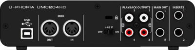 Behringer UMC204HD U-PHORIA - Interfejs audio - 4