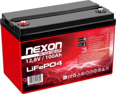 NEXON Akumulator LiFePO4 12,8V 100Ah BMS Mata Grzewcza + Bluetooth - 2