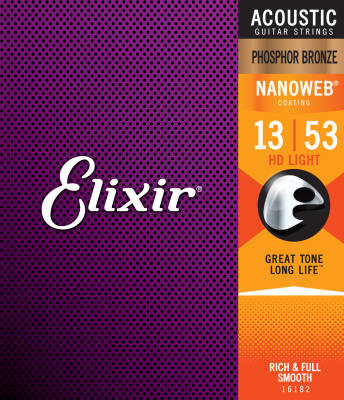 Elixir 16182 <13-53> Nanoweb Phosphor Bronze