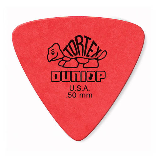 kostka gitarowa DUNLOP TORTEX TRIANGLE (red) 0.50mm 