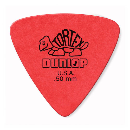 kostka gitarowa DUNLOP TORTEX TRIANGLE (red) 0.50mm 