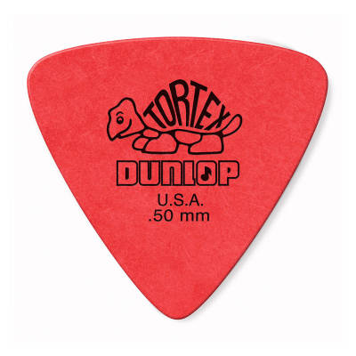 kostka gitarowa DUNLOP TORTEX TRIANGLE (red) 0.50mm 