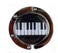 Kieszonkowy wieszak na torebkę w klawiaturę